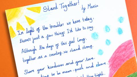 A poem written by a fan.