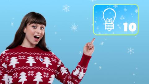 Blue Peter's advent calendar countdown, new content every day.