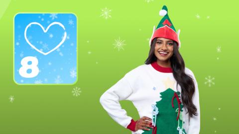 Blue Peter's advent calendar countdown, new content every day.