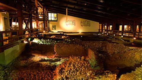 The site of the Lullingstone Roman Villa's excavation.