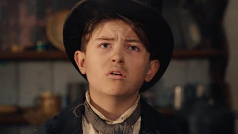 Picture of Dodger wearing his top hat and looking concerned about something.