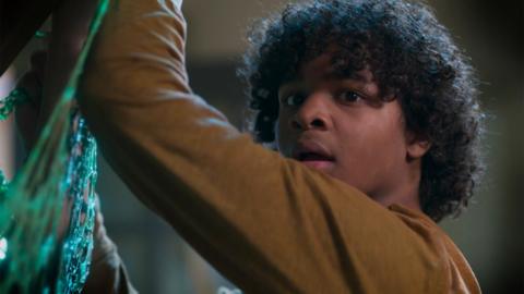 Johnny looking shocked.