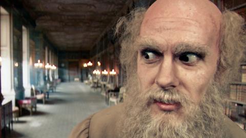 An old man with a beard.