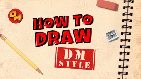 How to draw: Danger Mouse