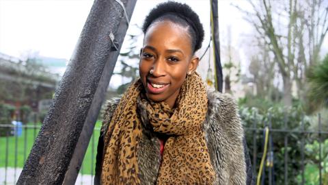 Lori-Ann from the Hip-Hop Shakespeare company.