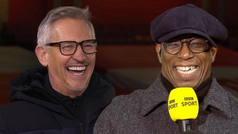 Gary Lineker and Ian Wright.