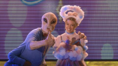Nova Jones is a guest performer on the biggest talent show in the galaxy.