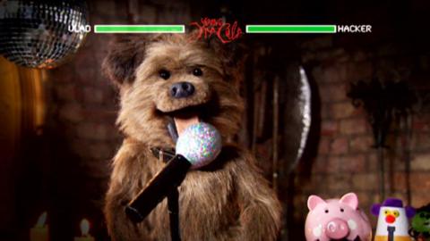 Young Dracula vs Hacker T. Dog