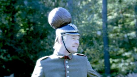 World War One - Football Match on The Battlefield