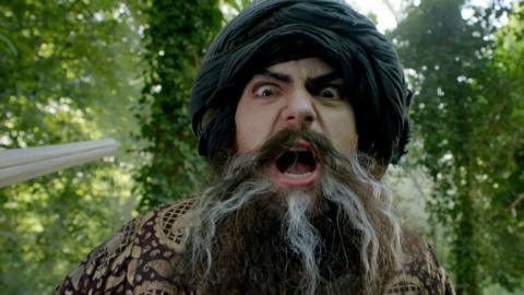 Horrible Histories cast member dressed as Ivan the Terrible.