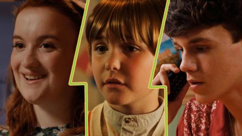 Wes, Kyle and Floss in emotional scenes from this week's Dumping Ground episode.