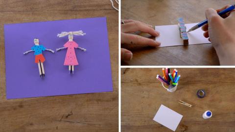 Get crafty with clothes pegs