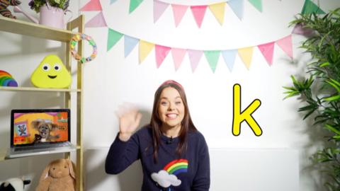 Learn letter "k" with Evie and Dodge