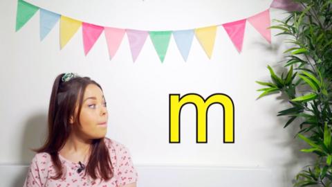 Learn letter "m" with Evie and Dodge