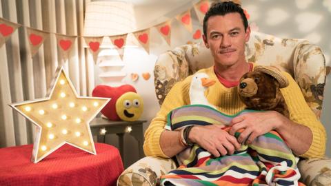 Click to watch Luke Evans read I Love You Already for CBeebies Bedtime Stories.