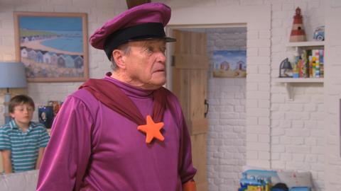 Grandpa dressed as Captain Dumbletwit
