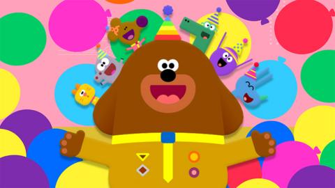 Hey Duggee and the Squirrels balloon party