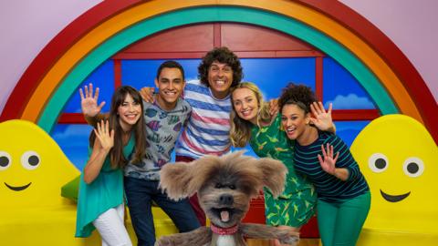 CBeebies House presenters.