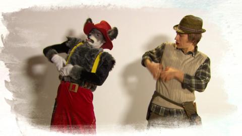 Mr Bloom with the Big Bad Wolf
