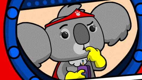 Fluffy McTuffy from The Numtums pondering.