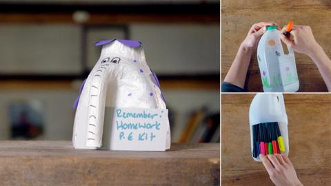 Magical milk carton creations