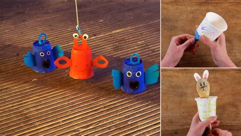 Fantastic paper cup crafts