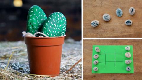 Rocking rock and pebble crafts