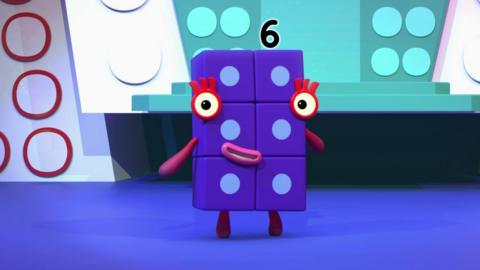 Numberblocks six.