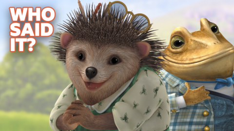 Mrs. Tiggy-Winkle and Mr. Jeremy Fisher.