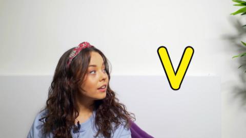 Learn letter "v" with Evie and Dodge