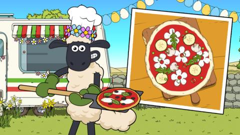 Play Shaun the Sheep Pizza Pop-up game