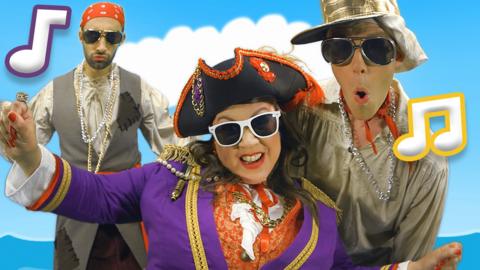 Captain Captain, Gem, Cook and Line sing a Swashbuckle song!