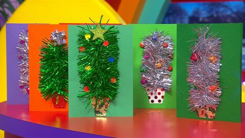 Tinsel Card Make