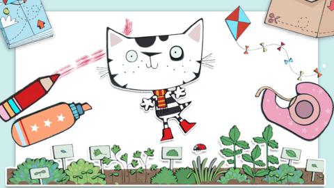 Wussywat the Clumsy Cat