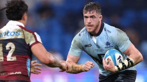 Fergus Lee-Warner in action for New South Wales Waratahs.