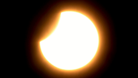 A partial eclipse