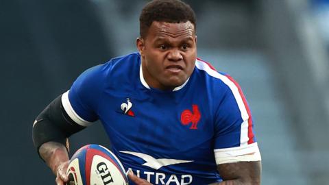 Virimi Vakatawa in action for France