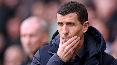 Watford boss Javi Gracia looks pensive