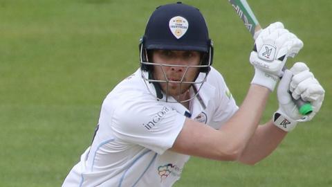 Matt Critchley's second half-century of the match helped Derbyshire stave off the possibility of defeat by Warwickshire at Edgbaston