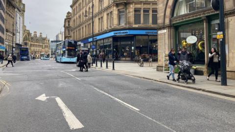 Market Street in Bradford city centre