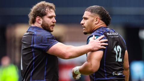 Glasgow Warriors players