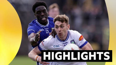 Action from Monaghan's win over Cavan