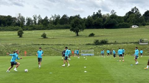 A photo of West Bromwich Albion training in Burgenland, Austria