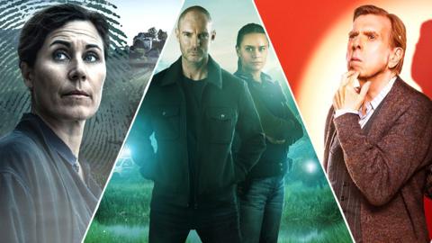 A split image showing the main characters from The Gone, Death Valley and The Black Forest Murders.