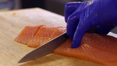 Farmed salmon has become one of the UK's biggest food exports