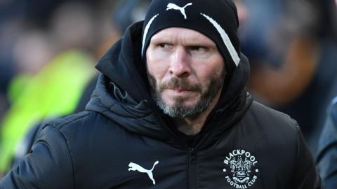 Michael Appleton during his time in charge of Blackpool