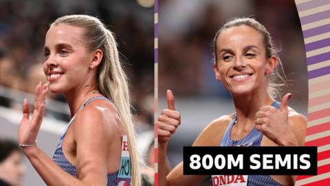 Keely Hodgkinson and Georgia Hunter-Bell