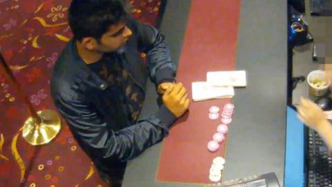 Qaiser at a casino