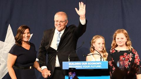 Scott Morrison and family