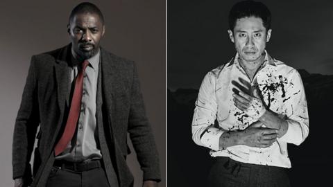 Idris Elba in Luther and Shin Ha-kyun as Woo Tae-suk in Less Than Evil